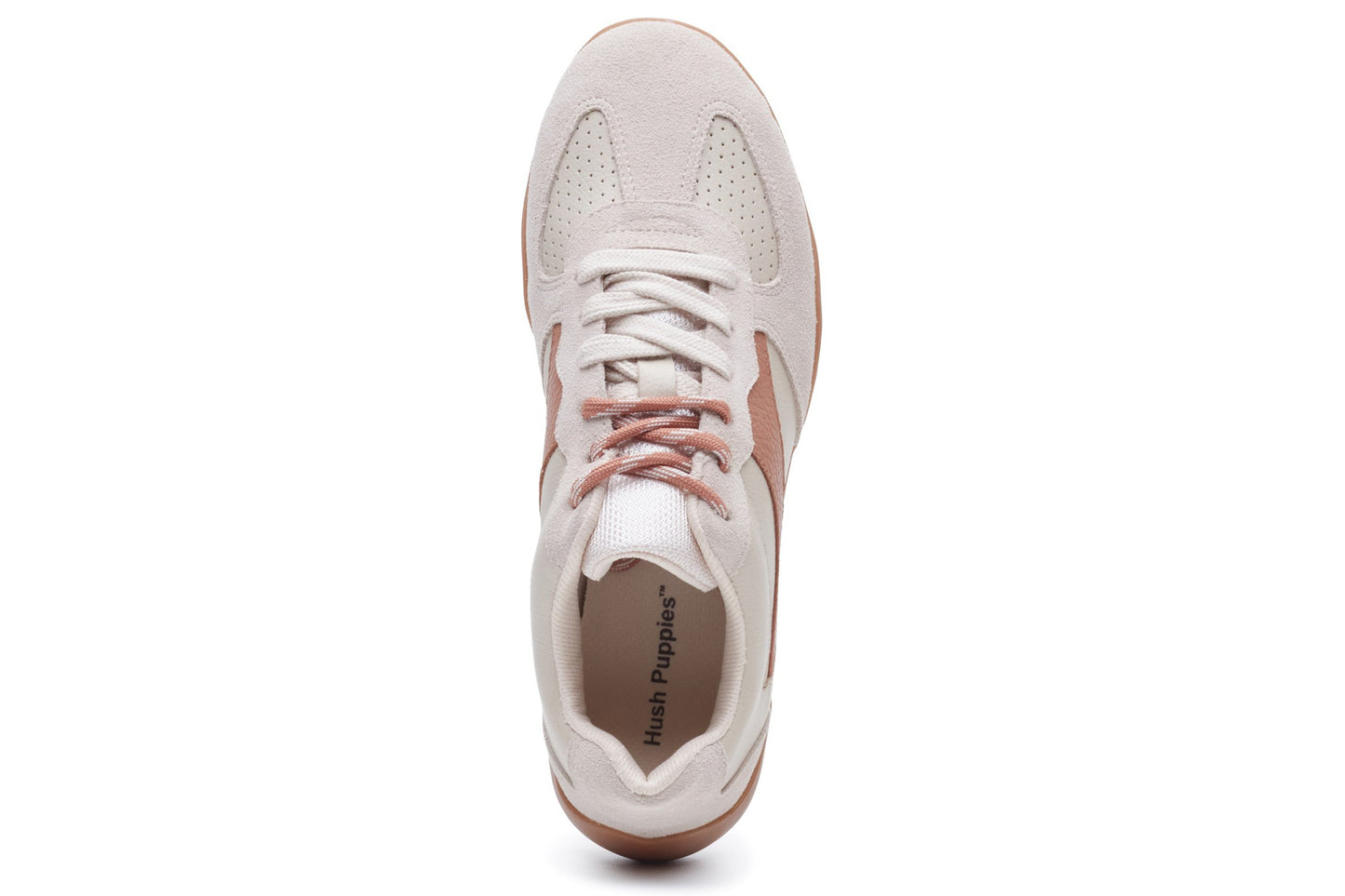 Hush Puppies Jovie Taupe Womens Fashion Trainers