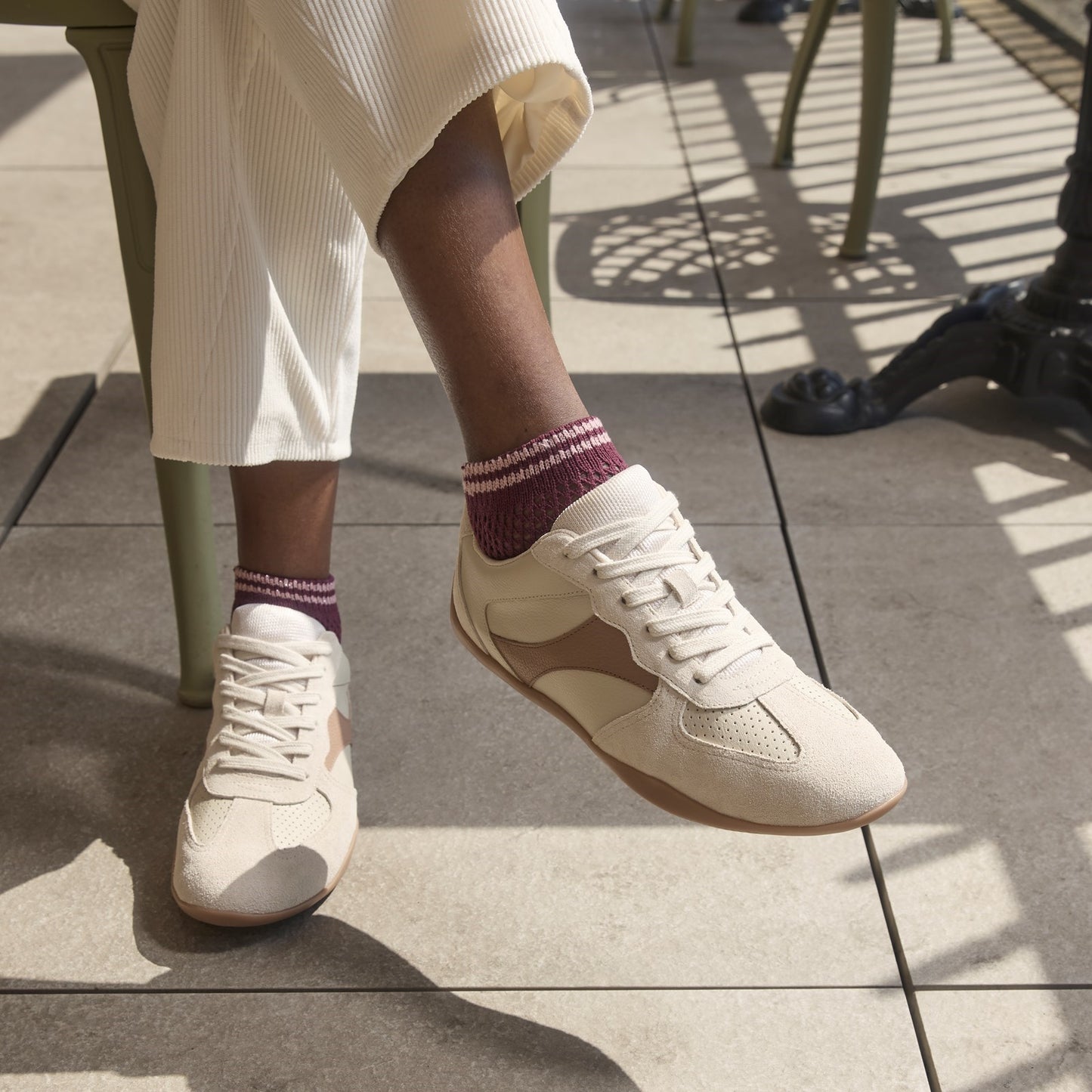 Hush Puppies Jovie Taupe Womens Fashion Trainers