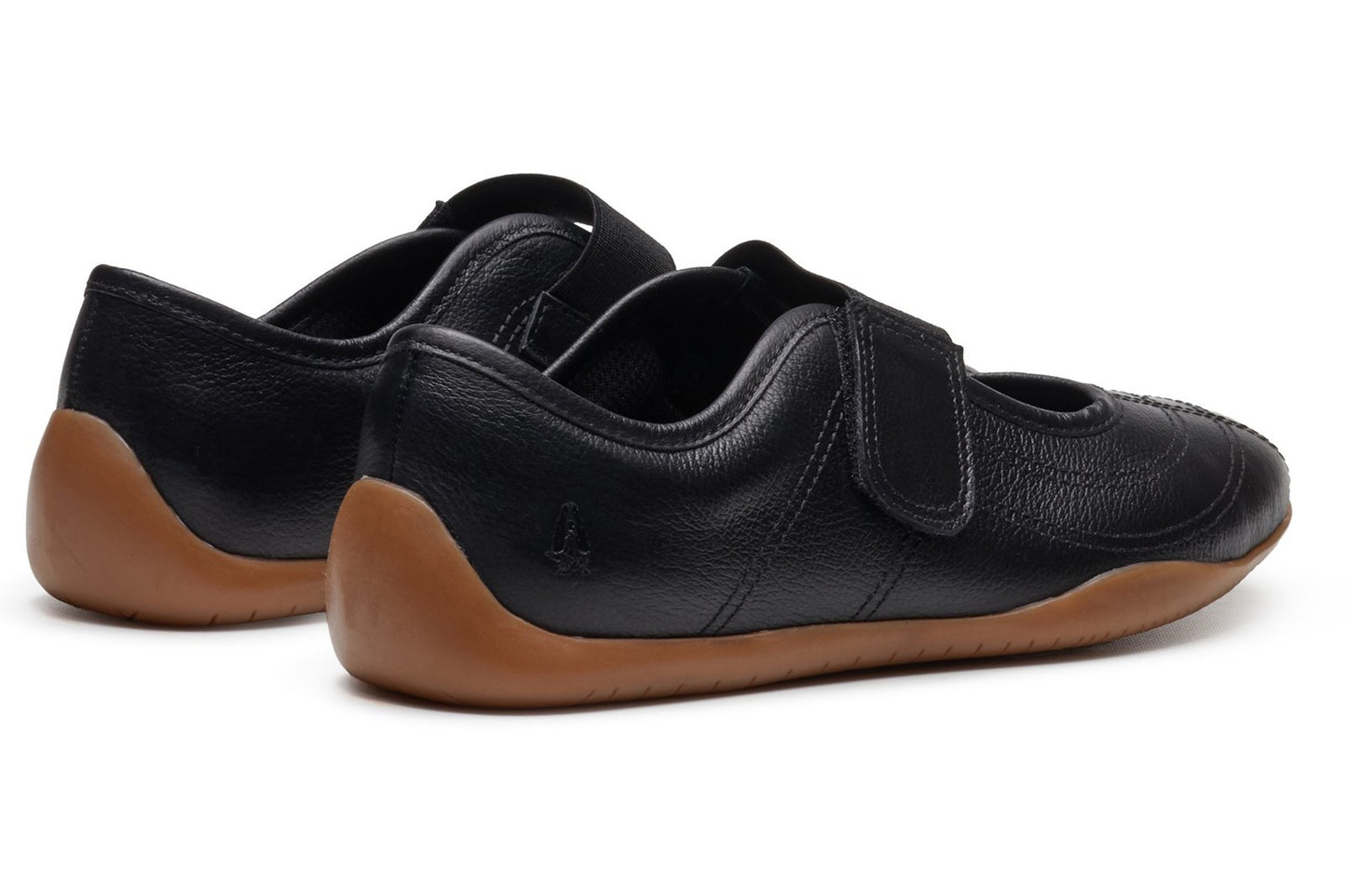 Hush Puppies Juno Sneakerina Black Womens Shoes