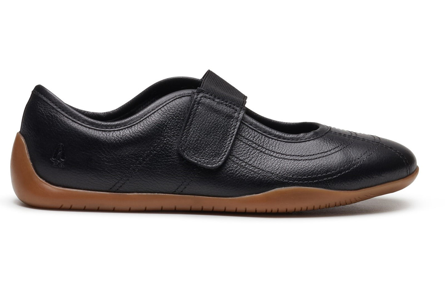 Hush Puppies Juno Sneakerina Black Womens Shoes