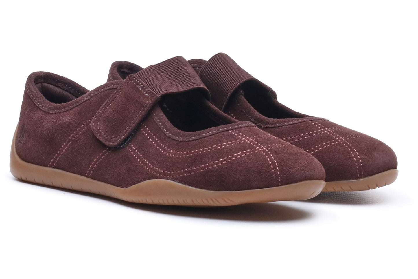 Hush Puppies Juno Sneakerina Chocolate Womens Shoes