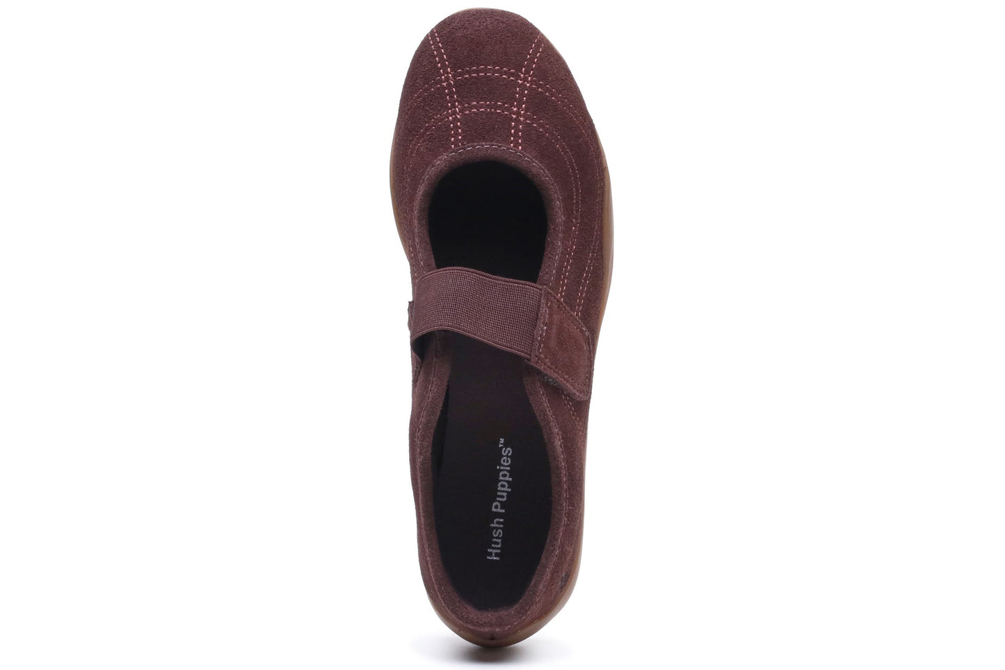 Hush Puppies Juno Sneakerina Chocolate Womens Shoes