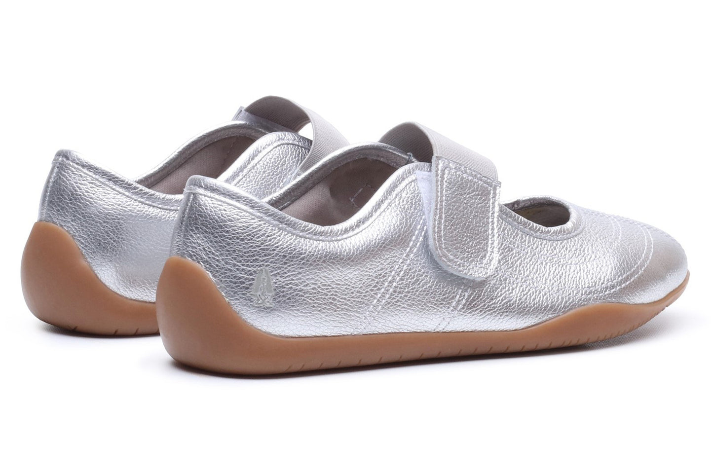 Hush Puppies Juno Sneakerina Silver Womens Shoes