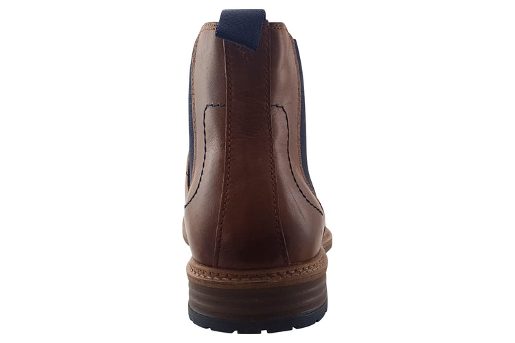 Hush Puppies Justin Chelsea Boot Tan Mens Boots