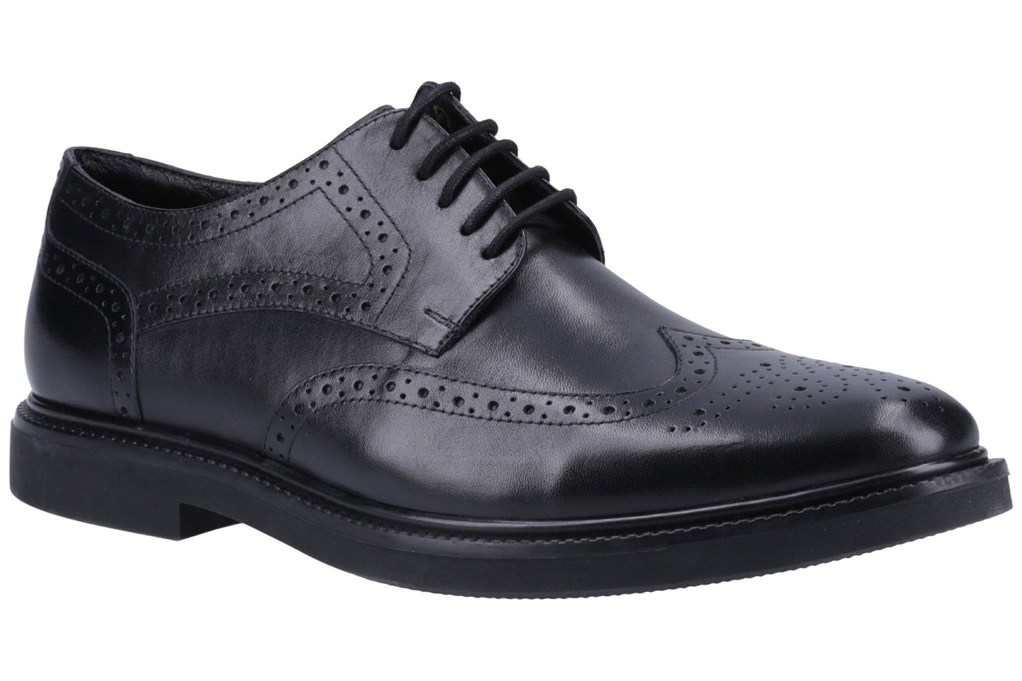 Hush Puppies Kingston Black Mens Shoes
