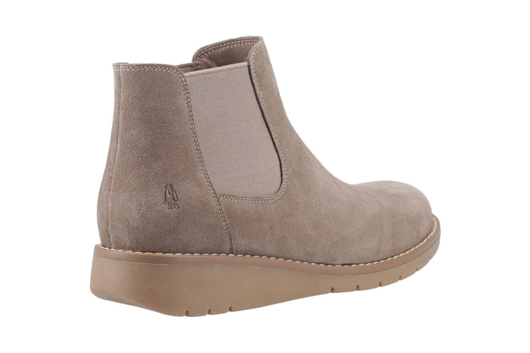 Hush Puppies Leonie Suede Taupe Womens Boots