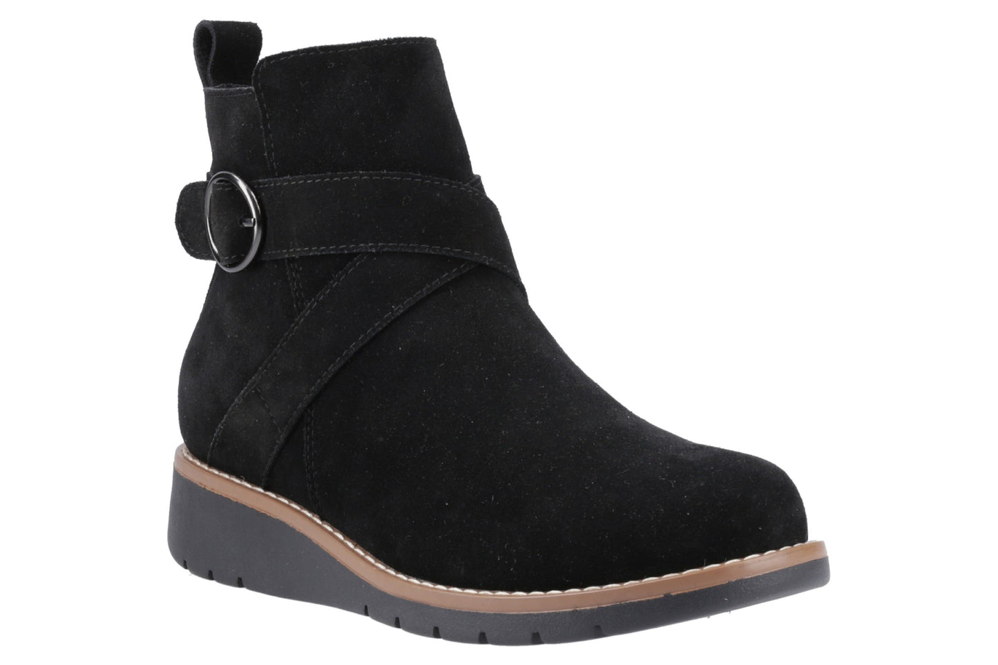 Hush Puppies Lyra Black Womens Boots
