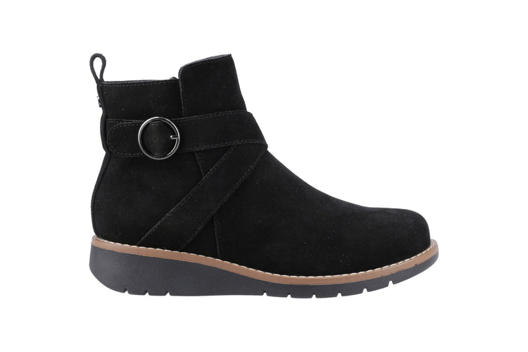 Hush Puppies Lyra Black Womens Boots