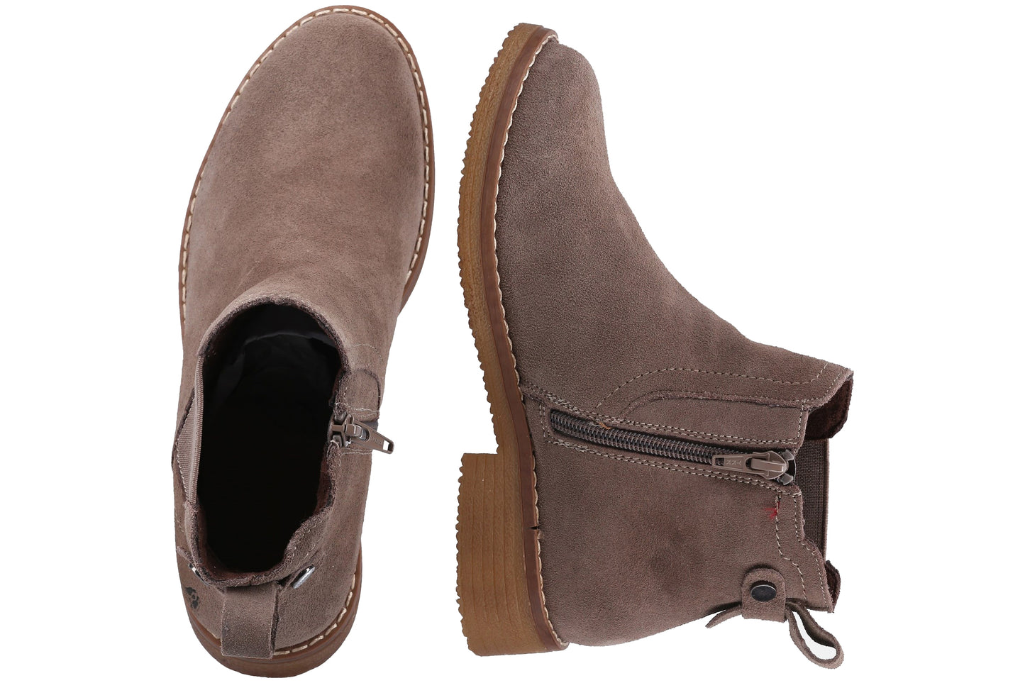 Hush Puppies Maddy Grey Womens Boots