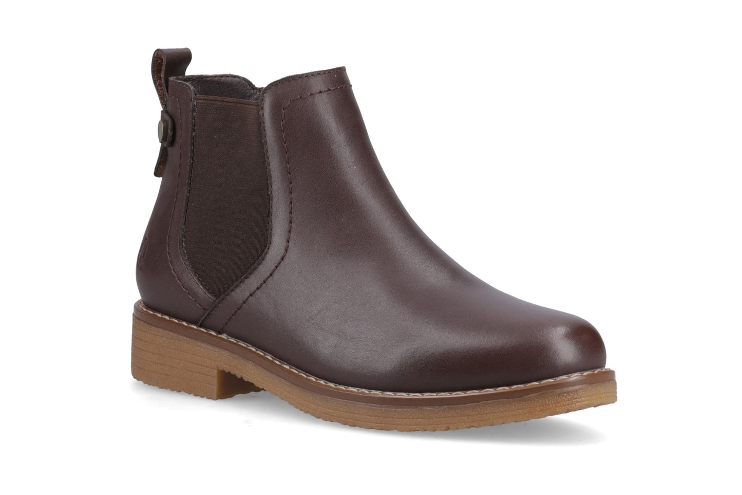 Hush Puppies Maddy Chocolate Leather Womens Boots