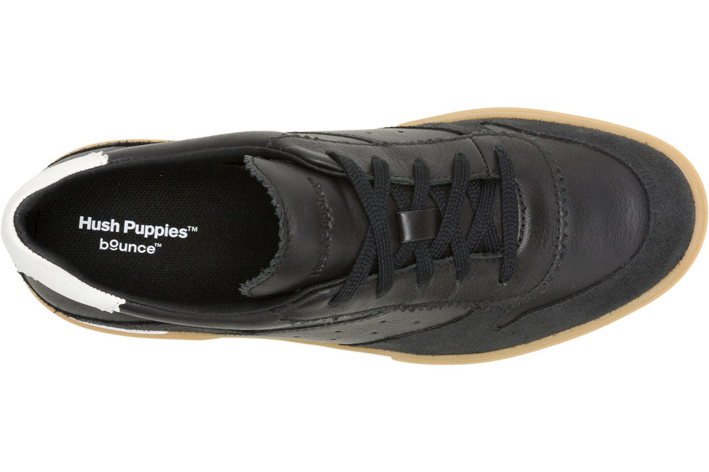 Hush Puppies Mae Black Womens Fashion Trainers