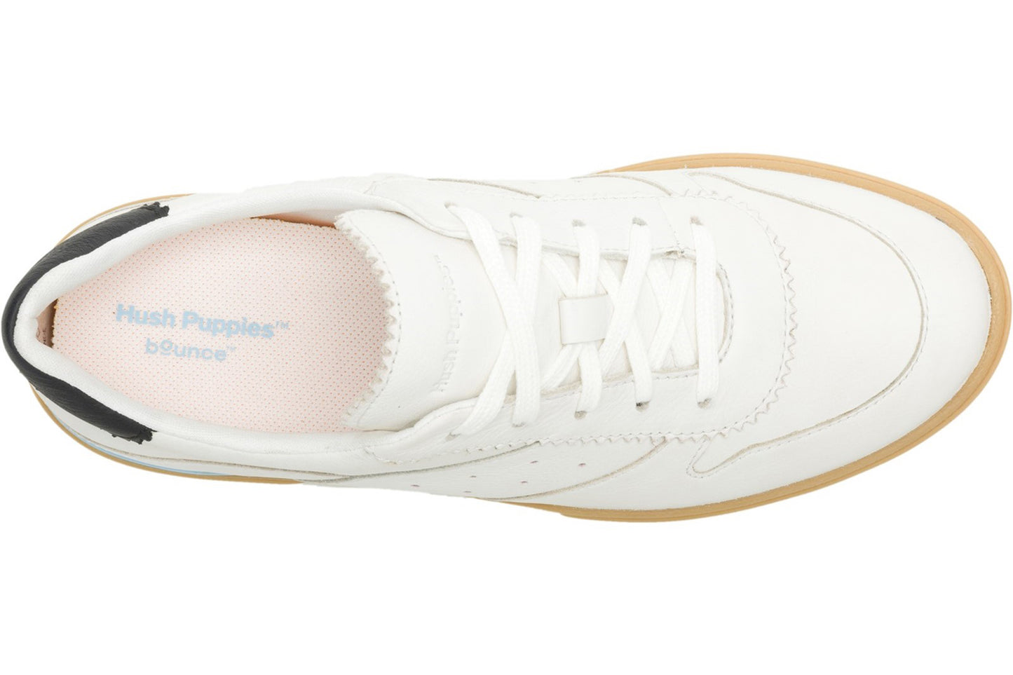 Hush Puppies Mae White Womens Fashion Trainers