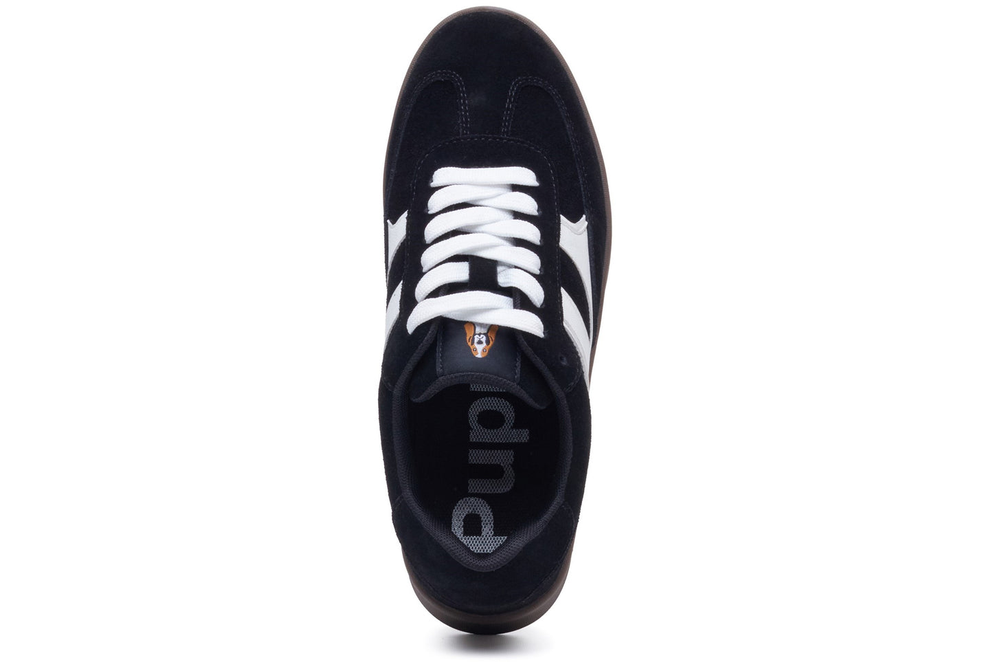 Hush Puppies Maura Black White Womens Fashion Trainers