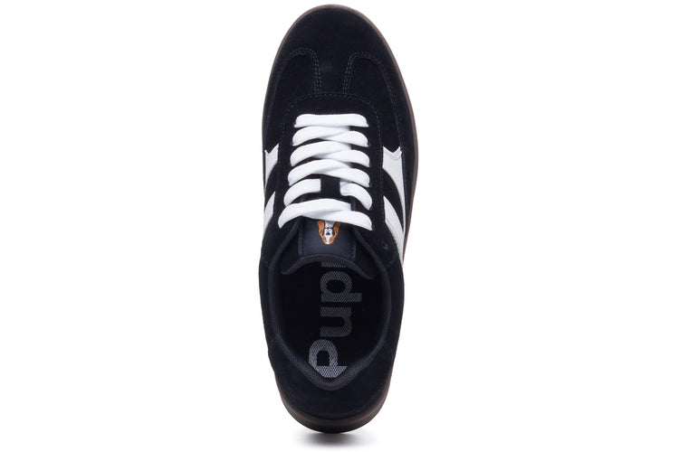 Hush Puppies Maura Black White Womens Fashion Trainers