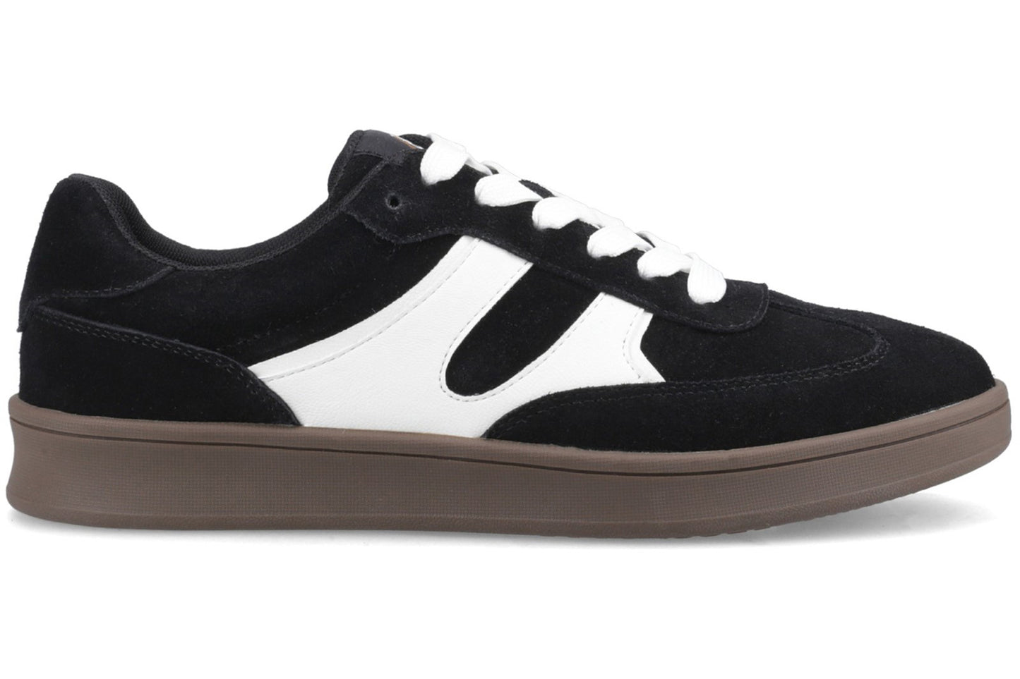 Hush Puppies Maura Black White Womens Fashion Trainers