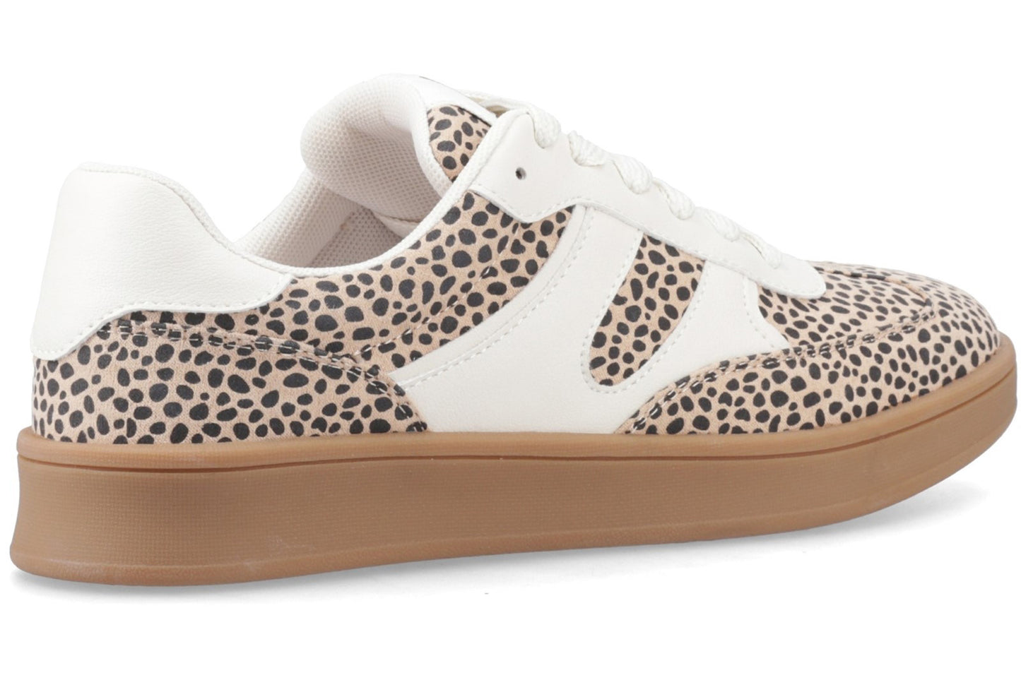Hush Puppies Maura Textile Cheetah Womens Fashion Trainers
