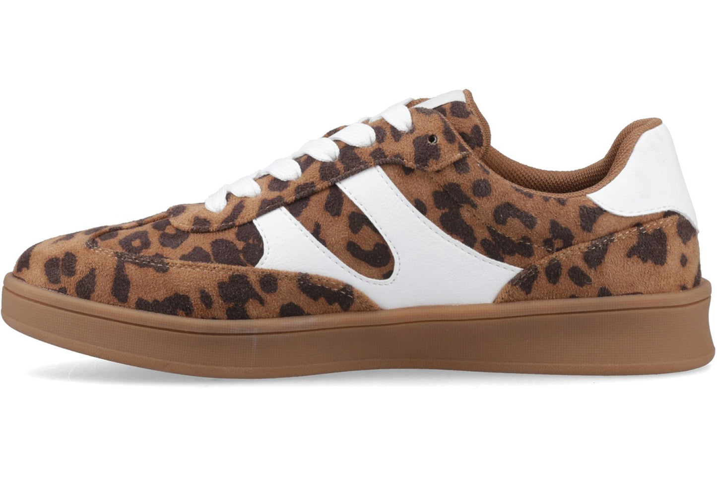 Hush Puppies Maura Textile Leopard Womens Fashion Trainers