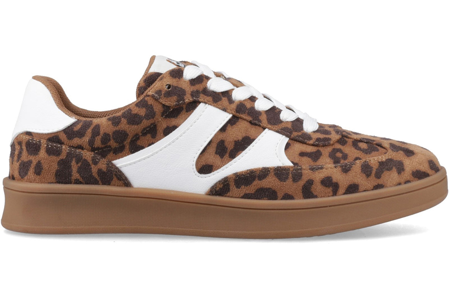 Hush Puppies Maura Textile Leopard Womens Fashion Trainers