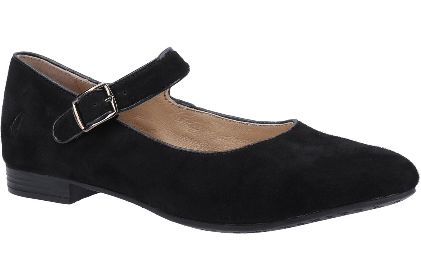 Hush Puppies Melissa Strap Black Womens Shoes