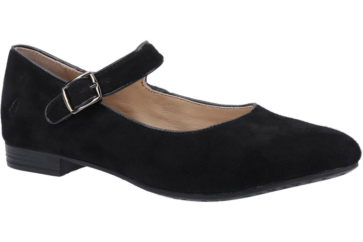Hush Puppies Melissa Strap Black Womens Shoes
