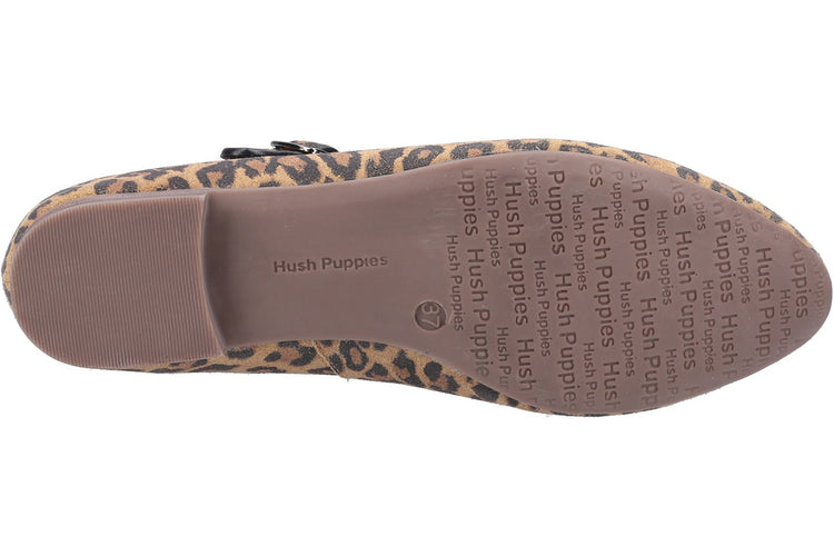 Hush Puppies Melissa Strap Leopard Womens Shoes