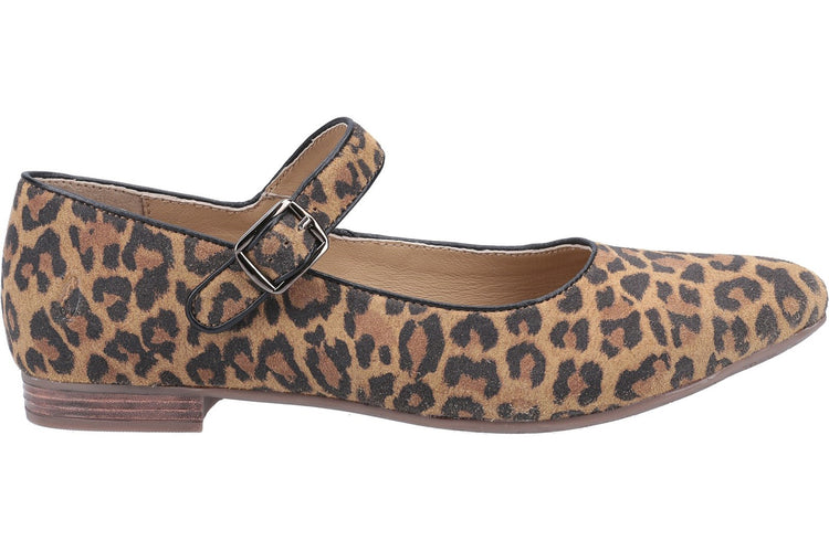 Hush Puppies Melissa Strap Leopard Womens Shoes