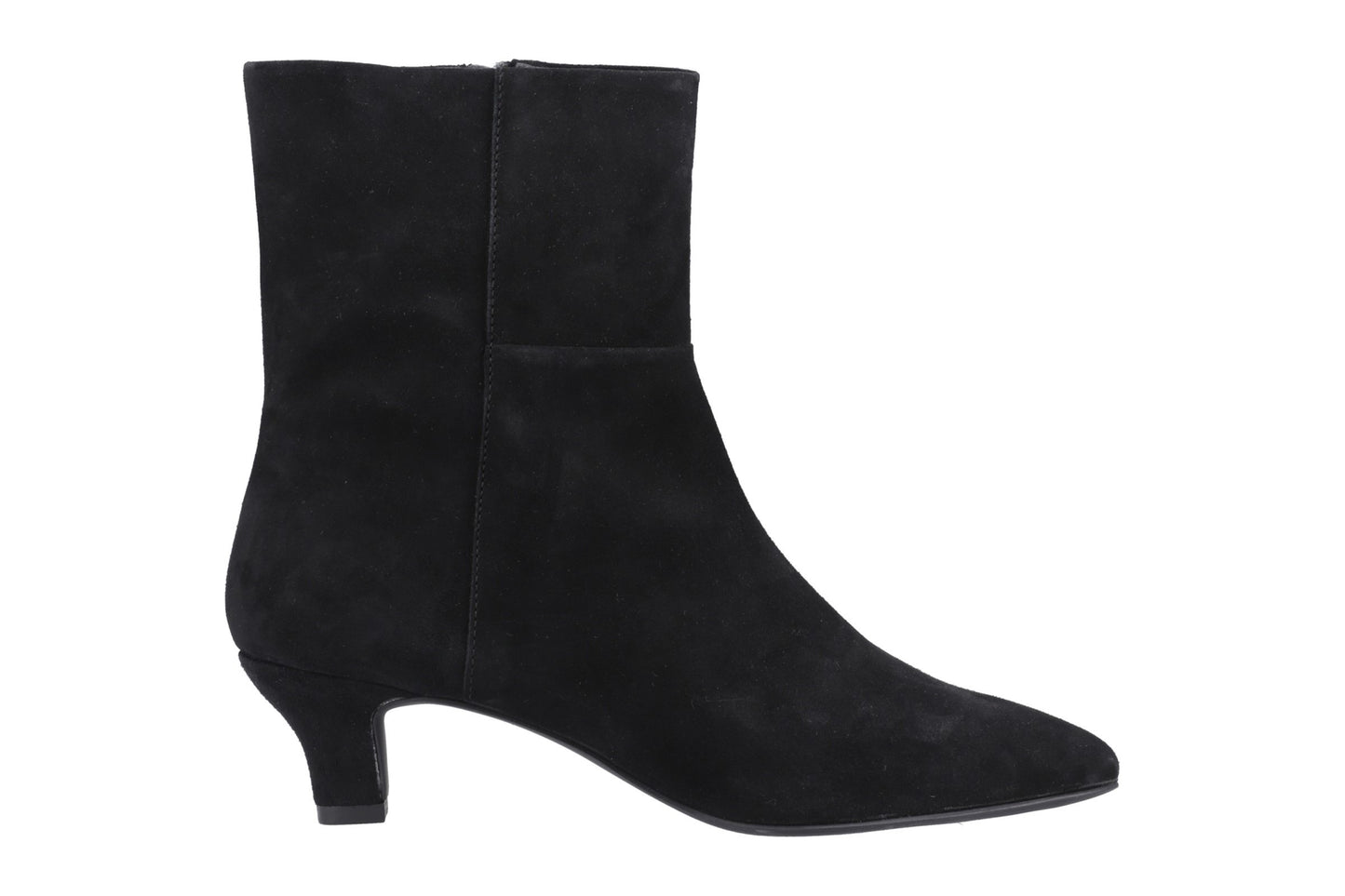 Hush Puppies Nahla Kitten Heel Boot Black Womens Boots