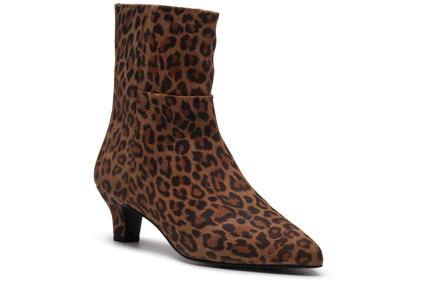 Hush Puppies Nahla Kitten Heel Boot Leopard Womens Boots