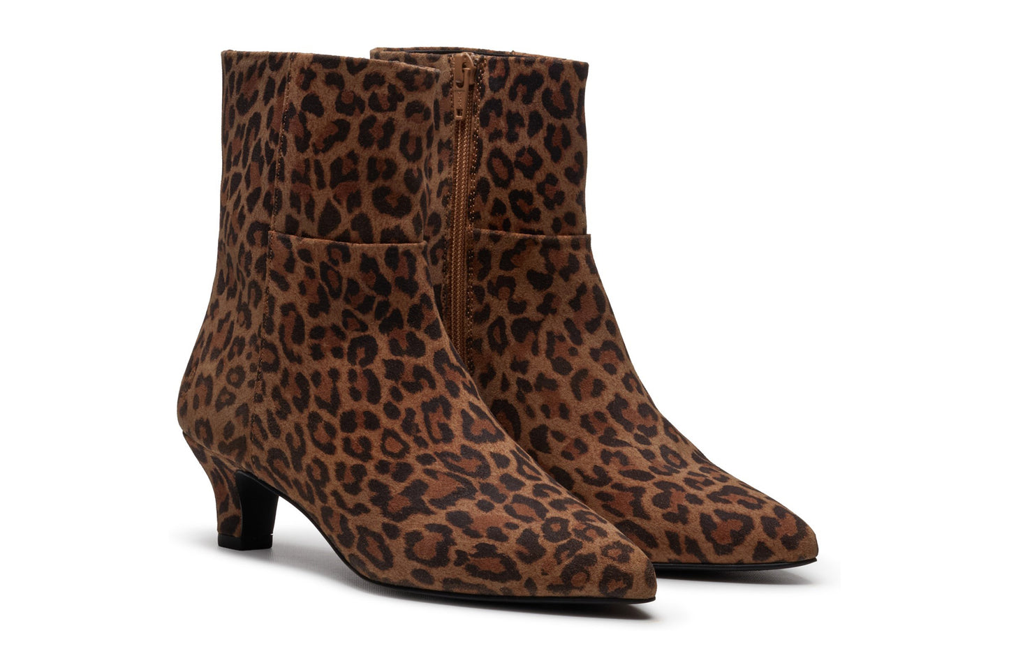 Hush Puppies Nahla Kitten Heel Boot Leopard Womens Boots