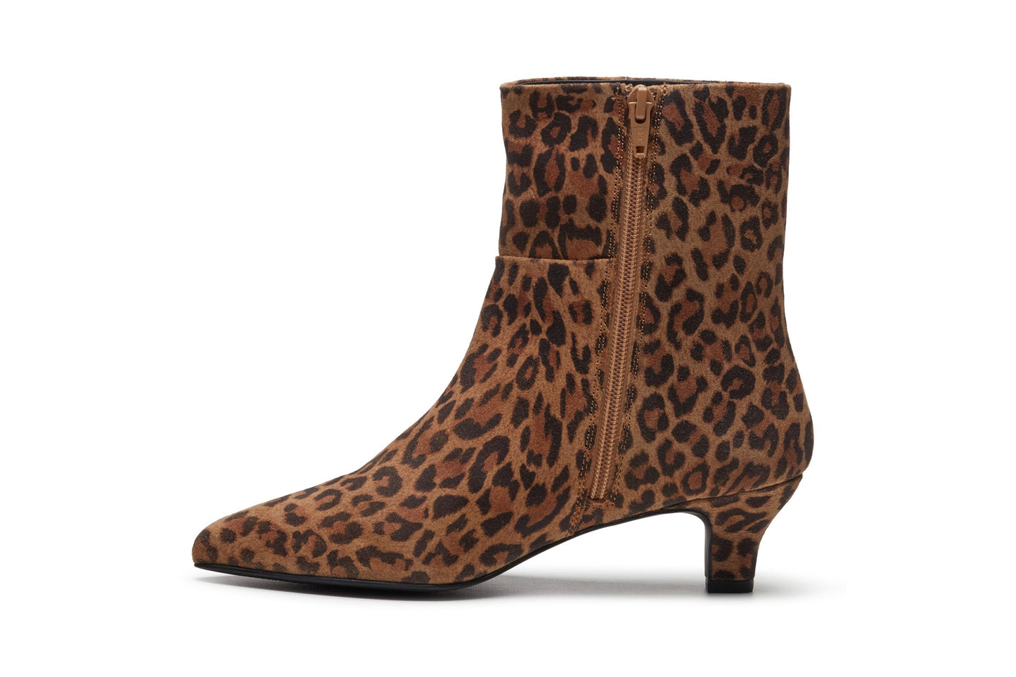 Hush Puppies Nahla Kitten Heel Boot Leopard Womens Boots