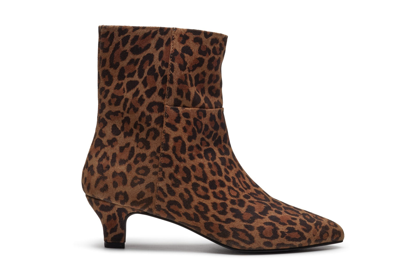 Hush Puppies Nahla Kitten Heel Boot Leopard Womens Boots
