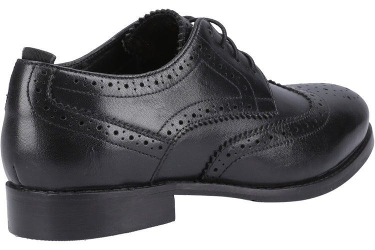 Hush Puppies Natalia Brogue Black/Black Womens Shoes