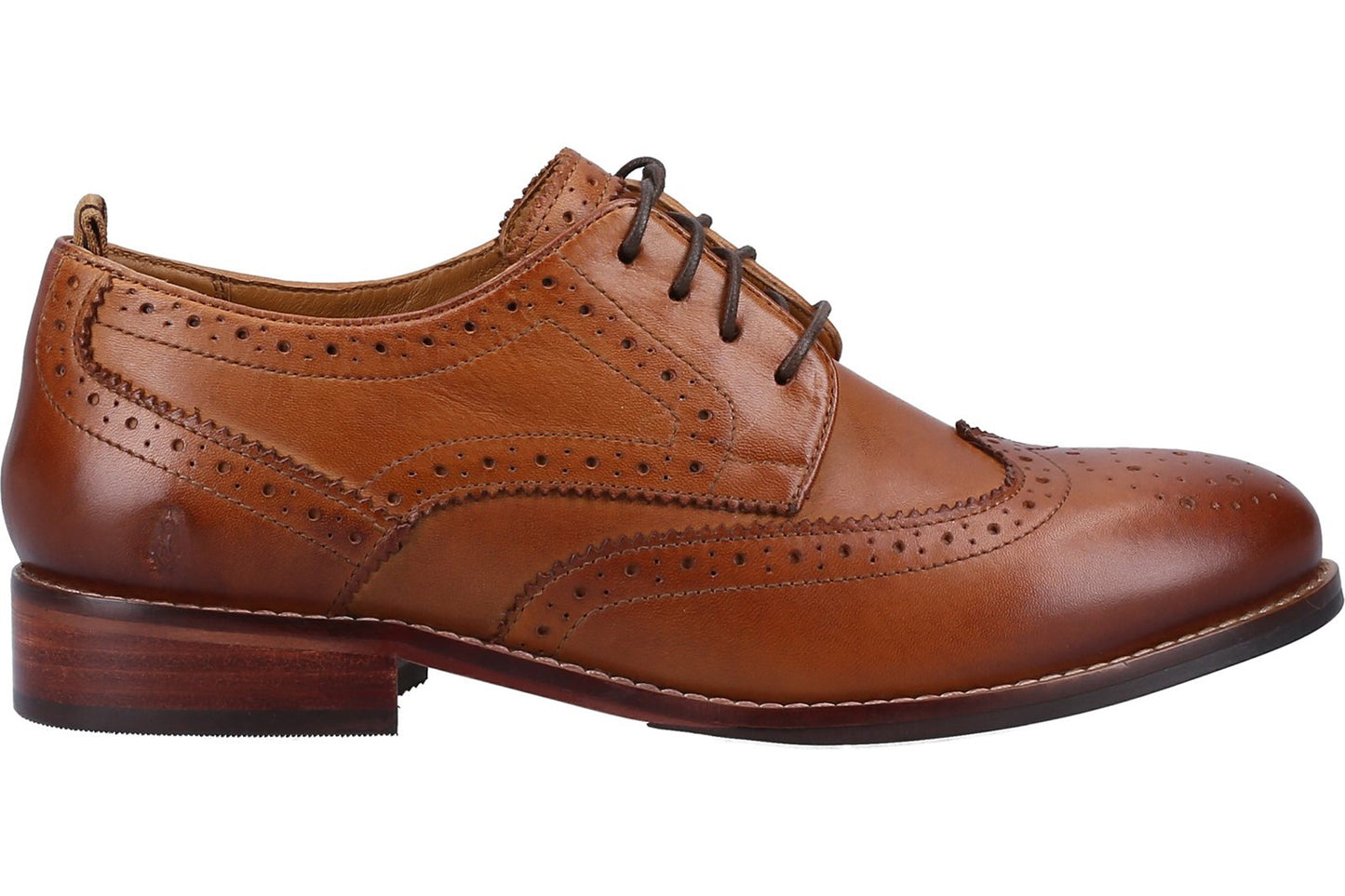 Hush Puppies Natalia Brogue Tan Womens Shoes