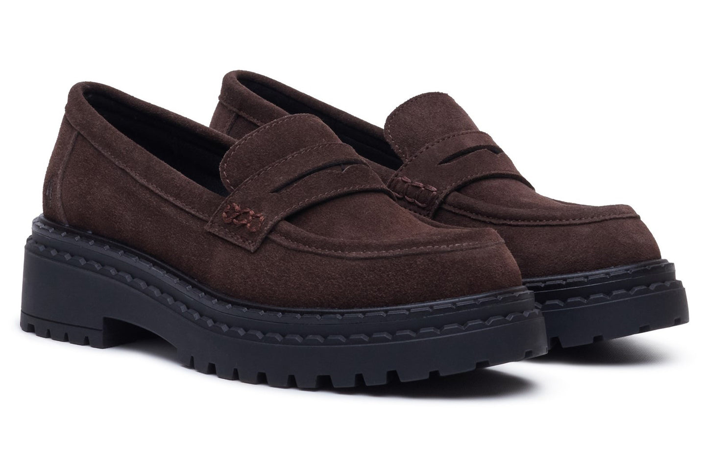Hush Puppies Odessa Loafer Chocolate Womens Shoes