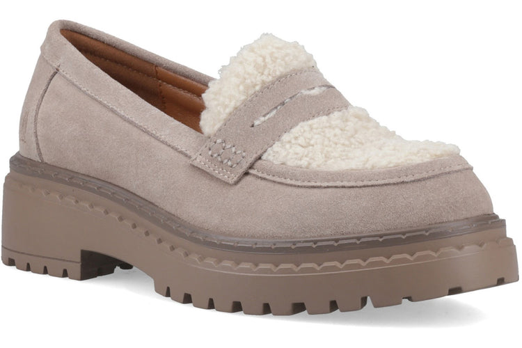 Hush Puppies Odessa Loafer Taupe Womens Shoes