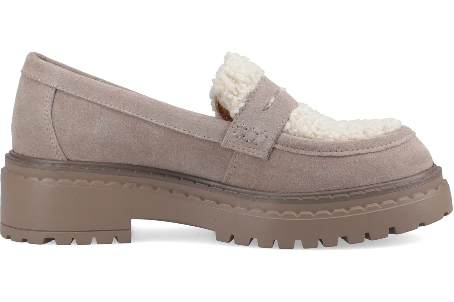 Hush Puppies Odessa Loafer Taupe Womens Shoes