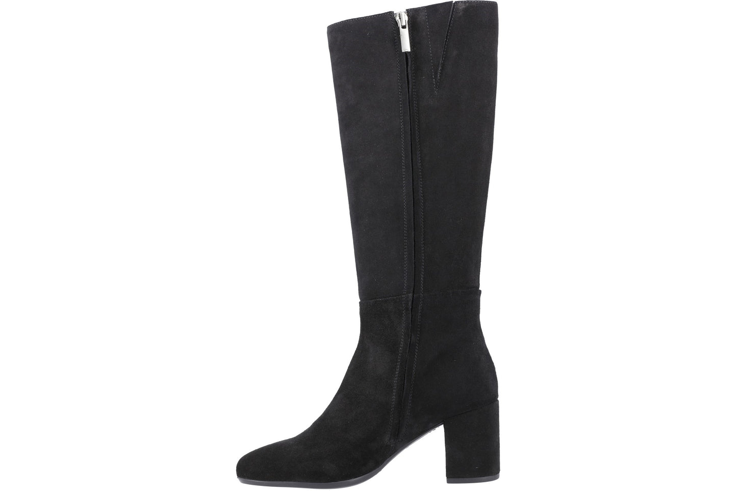 Hush Puppies Oprah Black Suede Womens Boots