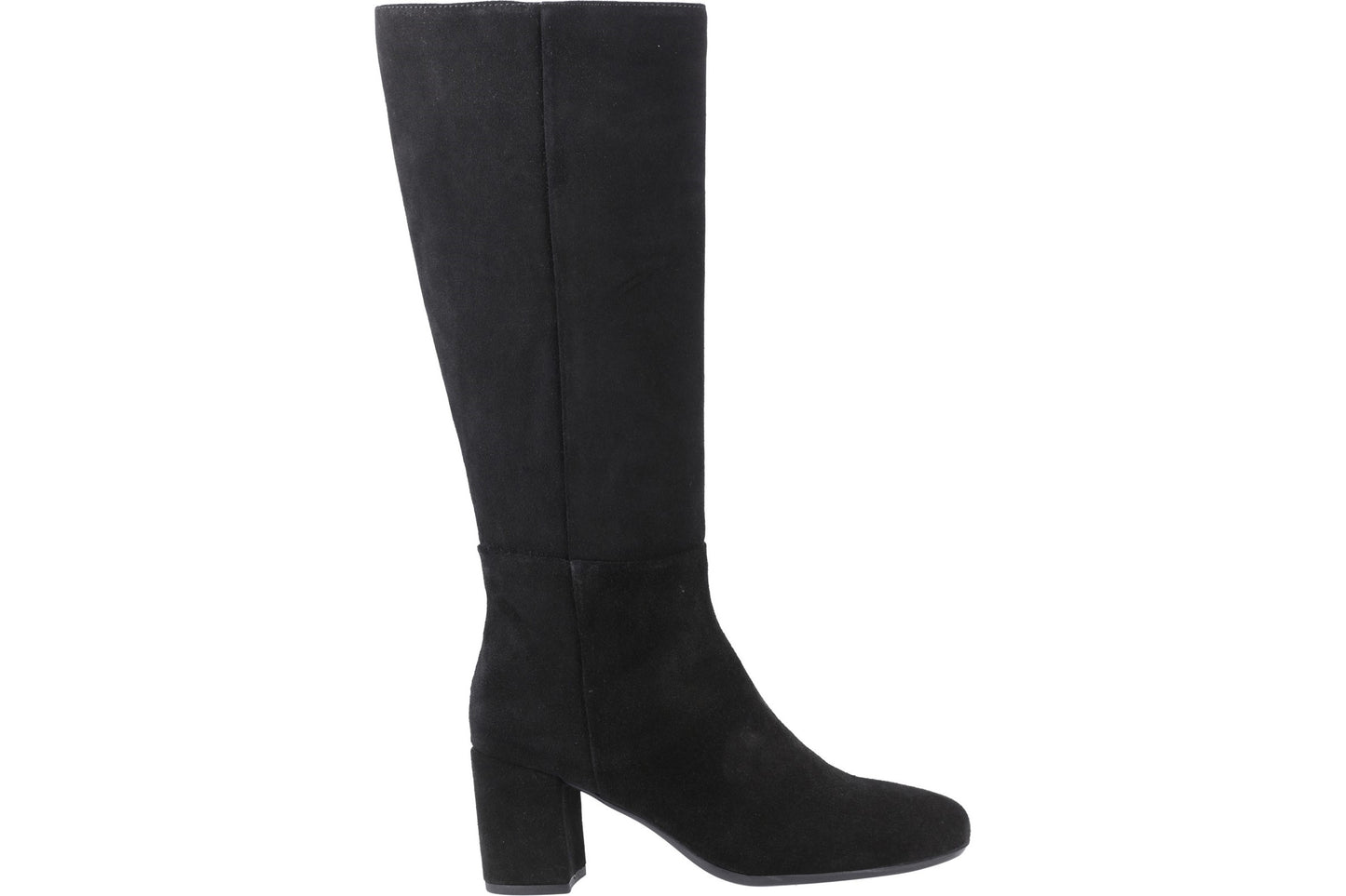 Hush Puppies Oprah Black Suede Womens Boots