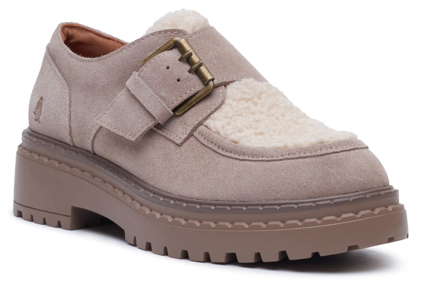 Hush Puppies Orla Monk Shoe Taupe Womens Shoes