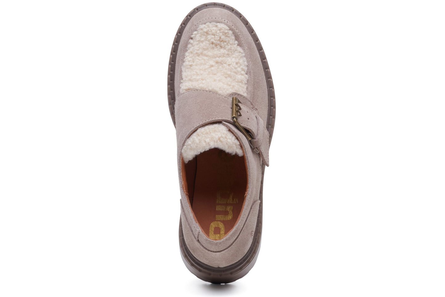 Hush Puppies Orla Monk Shoe Taupe Womens Shoes