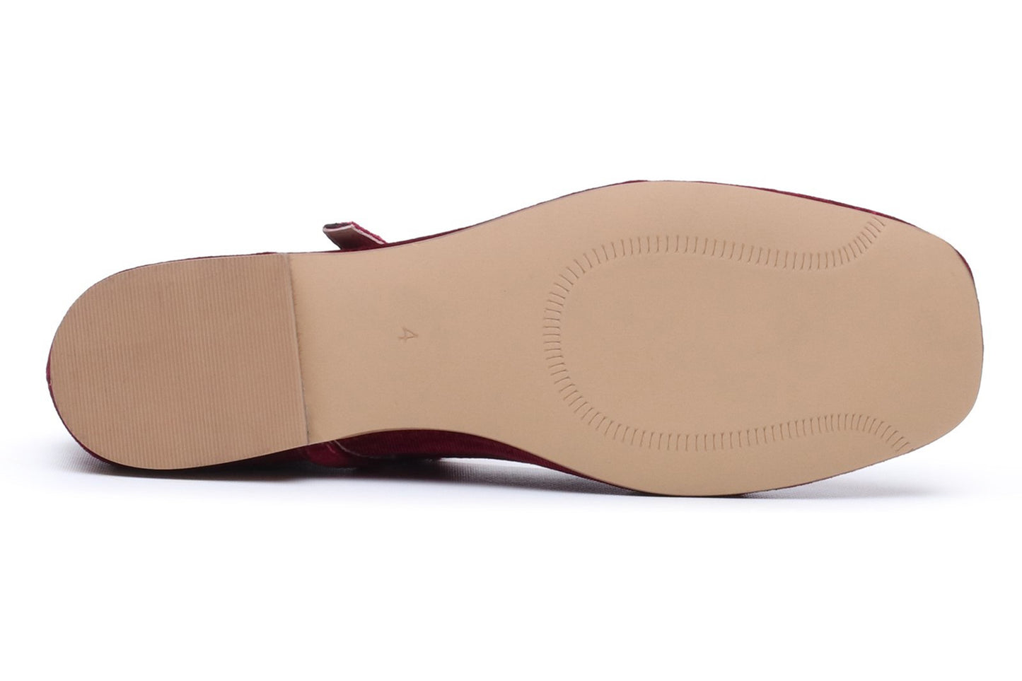 Hush Puppies Pasha Velvet Bordeaux Womens Shoes