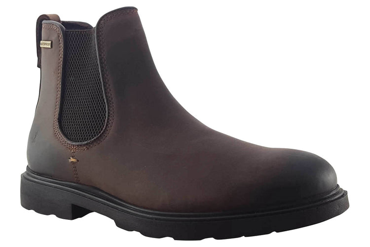 Hush Puppies Preston Chelsea Boot Brown Mens Boots