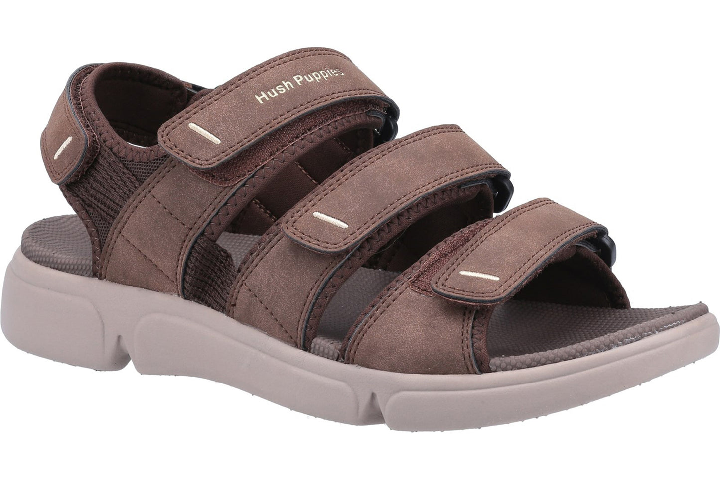 Hush Puppies Raul Brown Mens Sandals