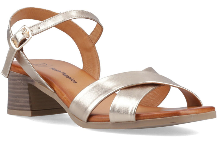 Hush Puppies Regina Heel Gold Womens Sandals