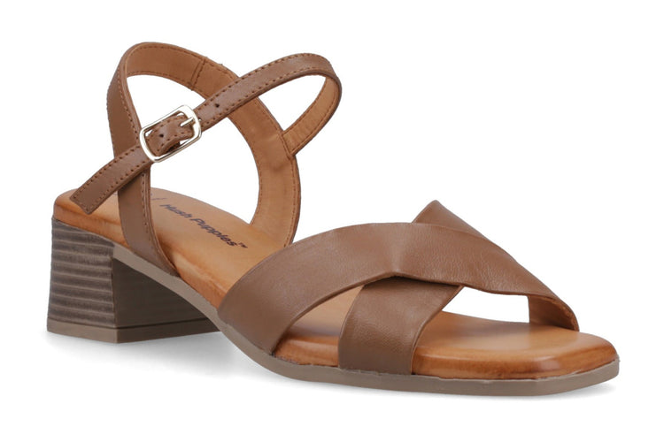 Hush Puppies Regina Heel Tan Womens Sandals