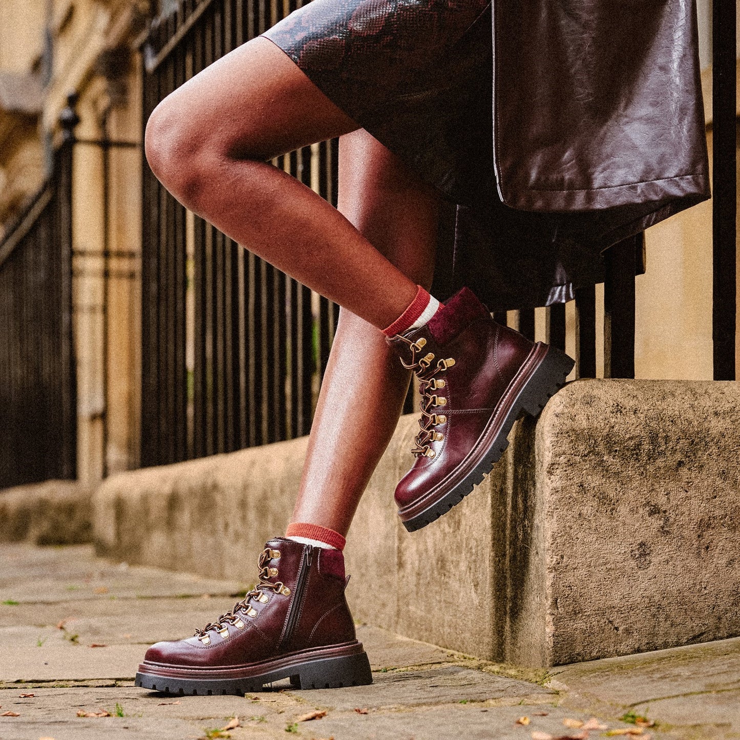 Hush Puppies Robyn Bordeaux Womens Boots