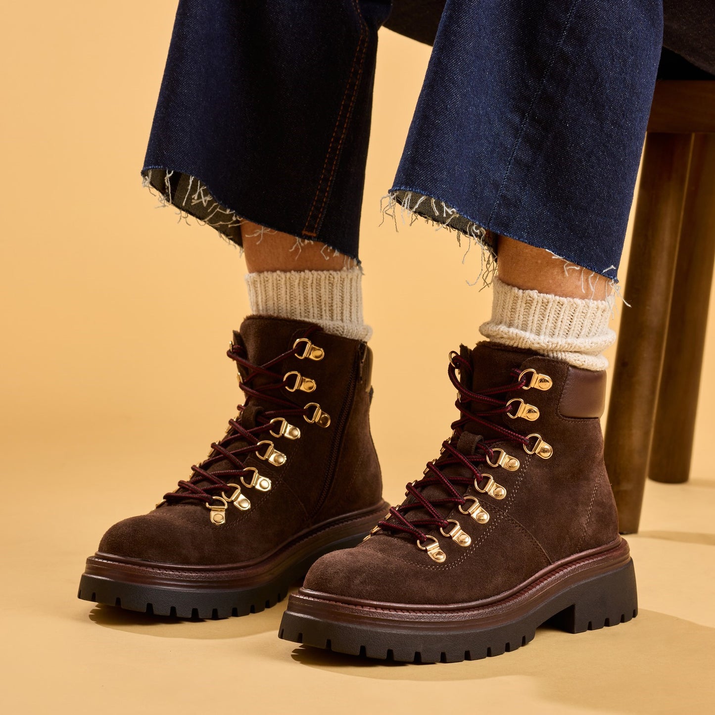 Hush Puppies Robyn Chocolate Womens Boots