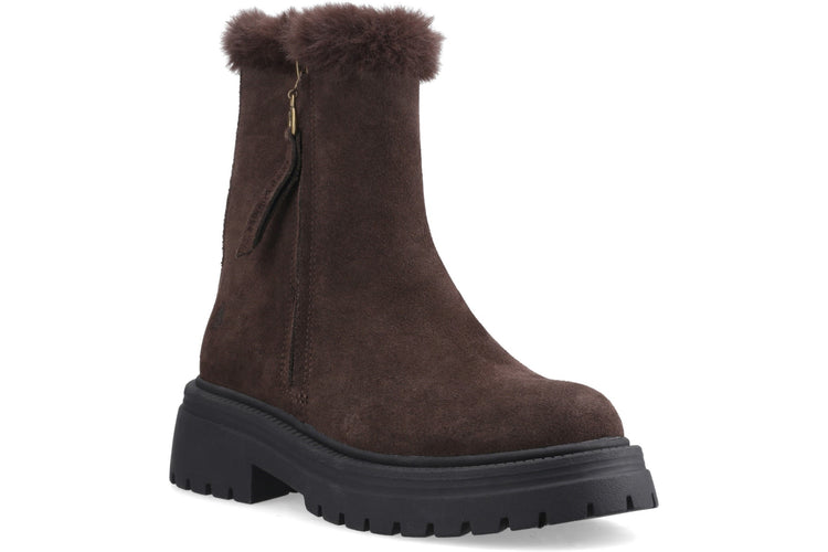 Hush Puppies Rosalind Chocolate Womens Boots
