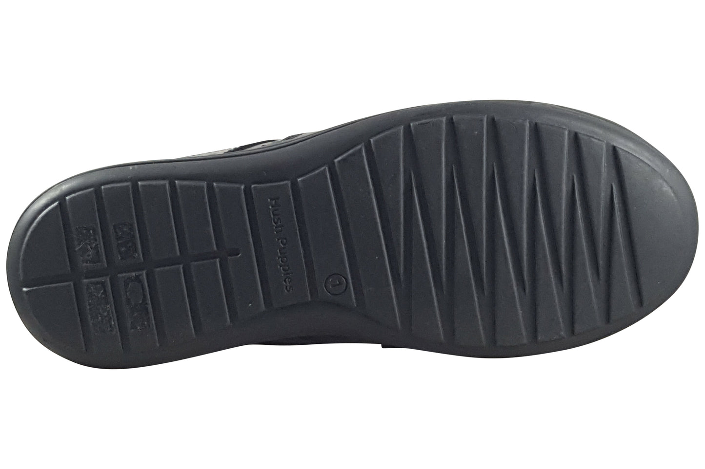 hush puppies sally boys shoes black sole