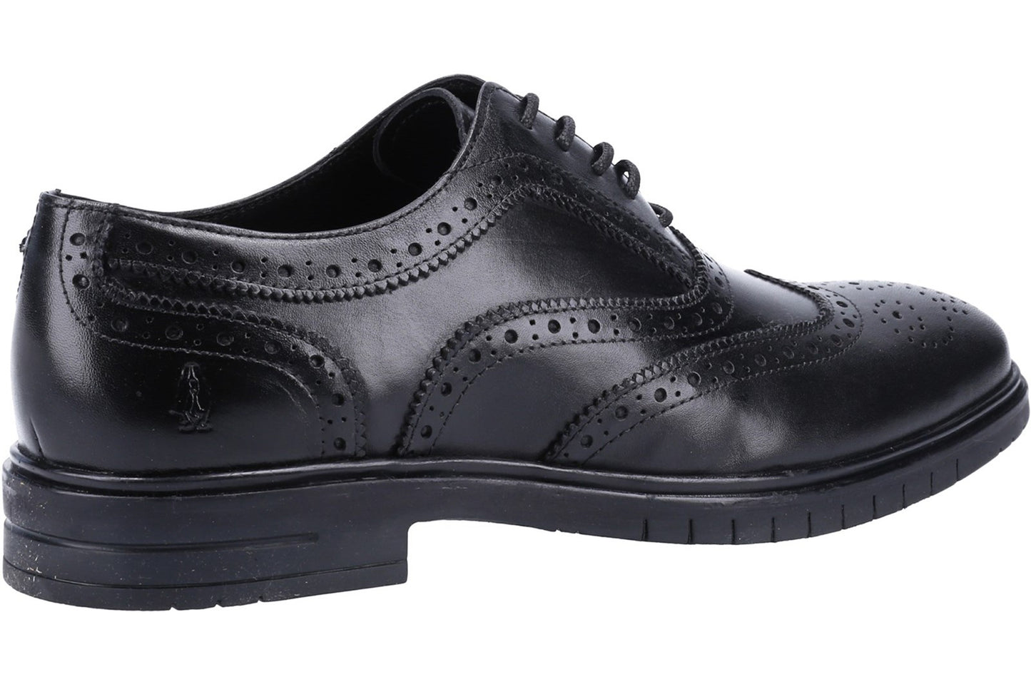 Hush Puppies Santiago Black Mens Shoes